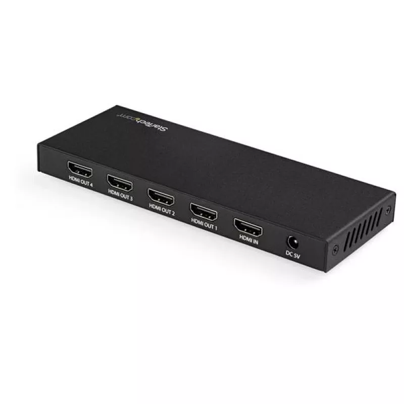 StarTech.com splitter HDMI a 4 porte – 4K 60 Hz, HDMI, 4x HDMI, 3840 x 2160 pixel, nero, 4K Ultra HD, 60 Hz