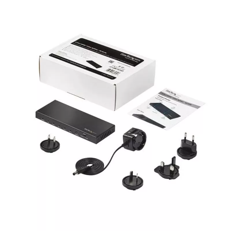 StarTech.com splitter HDMI a 4 porte – 4K 60 Hz, HDMI, 4x HDMI, 3840 x 2160 pixel, nero, 4K Ultra HD, 60 Hz