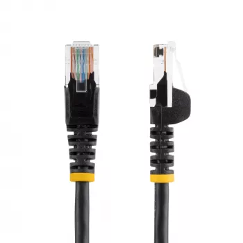 StarTech.com cavo patch Cat5e con connettori RJ45 senza linguetta – 5 m, nero