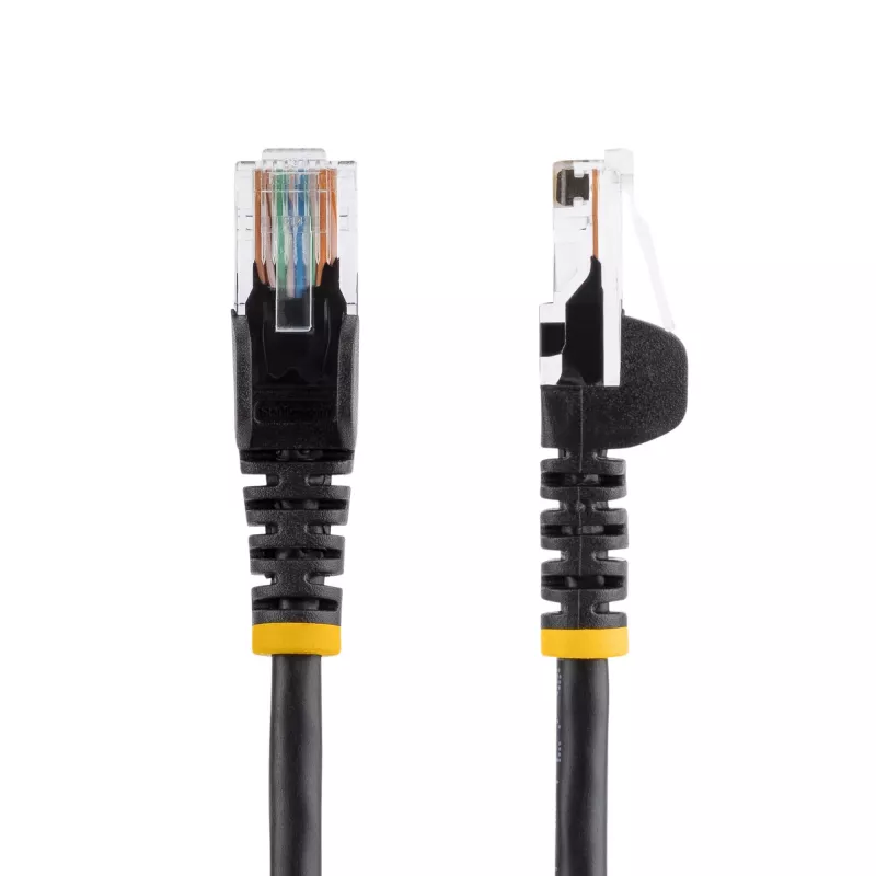 StarTech.com cavo patch Cat5e con connettori RJ45 senza linguetta – 5 m, nero