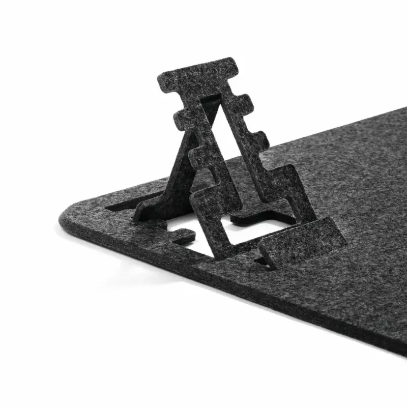 Sottomano Durable 708158 in feltro PET antracite 700x330x4 mm