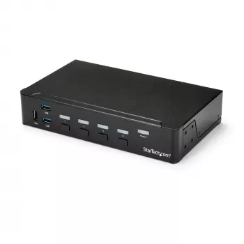 Switch KVM HDMI a 4 porte StarTech.com - USB 3.0 - 1080p, 1920 x 1080 pixel, montaggio a rack, nero