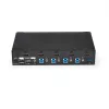 Switch KVM HDMI a 4 porte StarTech.com - USB 3.0 - 1080p, 1920 x 1080 pixel, montaggio a rack, nero