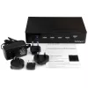 Switch KVM HDMI a 4 porte StarTech.com - USB 3.0 - 1080p, 1920 x 1080 pixel, montaggio a rack, nero