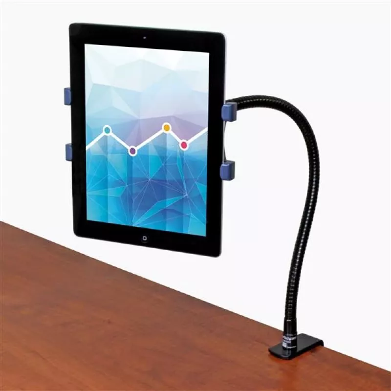 StarTech.com supporto tablet a collo di cigno – braccio flessibile per tablet, tablet/UMPC, supporto attivo, per interni, nero