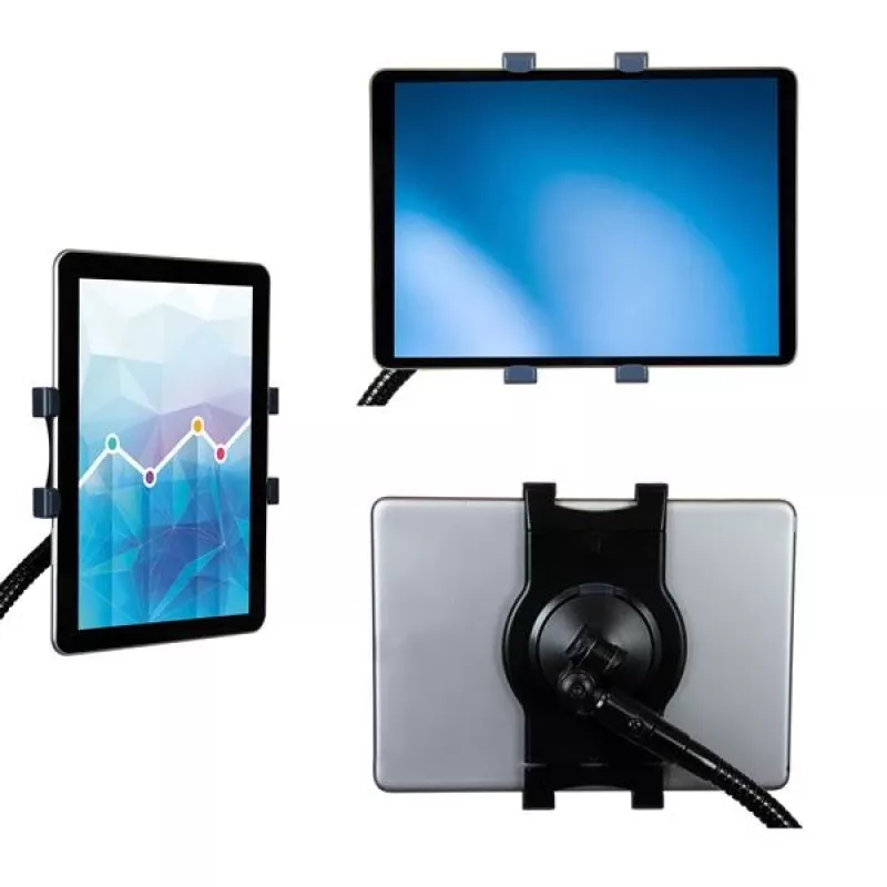 StarTech.com supporto tablet a collo di cigno – braccio flessibile per tablet, tablet/UMPC, supporto attivo, per interni, nero