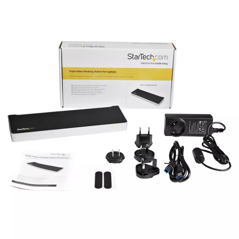 StarTech.com docking station USB 3.0 per tre monitor - 1x HDMI - 2x DisplayPort