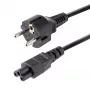 StarTech.com cavo alimentazione laptop 3m, EU Schuko a C5, 2,5A 250V, 18AWG, cavo alimentazione sostitutivo notebook/laptop, cavo alimentatore, cavo caricabatterie laptop, cavo alimentazione trifoglio/mickey mouse