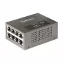 StarTech.com iniettore PoE++ Multi-Gigabit 4 porte, Ethernet 5/2.5/1G (NBASE-T), PoE/PoE+/PoE++ (802.3af/802.3at/802.3bt), budget di potenza 160 Watt, montaggio a parete/guida DIN, unmanaged
