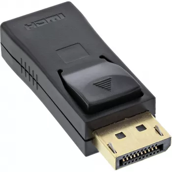 Adattatore DisplayPort InLine DisplayPort maschio / HDMI femmina nero