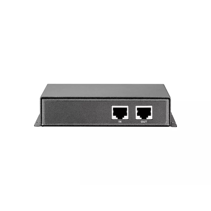 LevelOne POR-0100 ripetitore PoE, collegabile in cascata, 2x Fast Ethernet, 10Base-T/100Base-TX, grigio