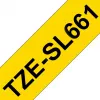 Brother TZE-SL661 nastro etichettatrice nero su giallo