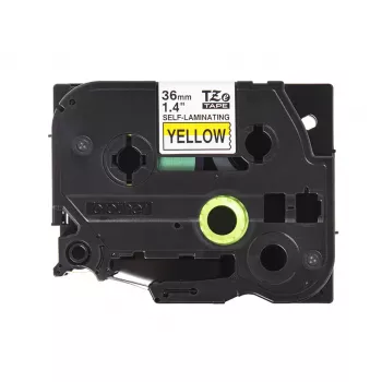 Brother TZE-SL661 nastro etichettatrice nero su giallo