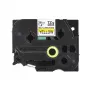 Brother TZE-SL661 nastro etichettatrice nero su giallo