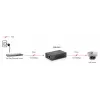 LevelOne POR-0101 ripetitore PoE+, 2x Fast Ethernet, 10Base-T/100Base-TX, fino a 100 m, grigio