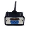 StarTech.com cavo seriale null modem DB9 RS232 nero 2m F/M, nero, 2 m, DB-9, DB-9, maschio, femmina