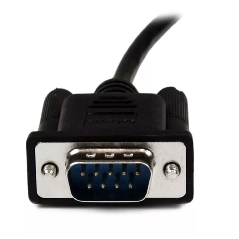 StarTech.com cavo seriale null modem DB9 RS232 nero 2m F/M, nero, 2 m, DB-9, DB-9, maschio, femmina