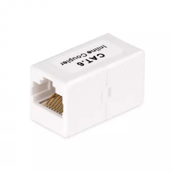 StarTech.com connettore RJ45 confezione da 5, connettore inline Cat6, femmina-femmina (B/B) connettore T568, prolunga cavo Ethernet non schermato