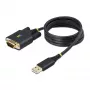 StarTech.com cavo adattatore USB a seriale 3ft (1m), mantenimento COM, viti/dadi sostituibili, USB-A a DB9 RS232, IC FTDI, protezione ESD, Windows/macOS/Linux