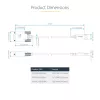 StarTech.com cavo adattatore USB a seriale 3ft (1m), mantenimento COM, viti/dadi sostituibili, USB-A a DB9 RS232, IC FTDI, protezione ESD, Windows/macOS/Linux