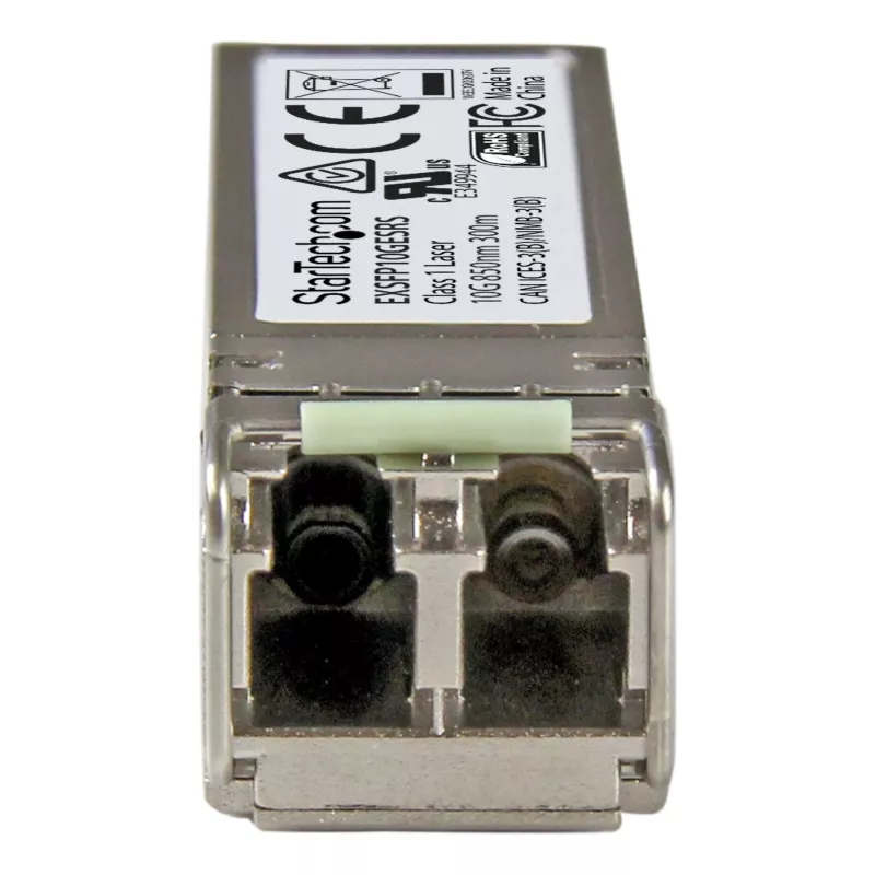 Modulo ricetrasmettitore SFP+ StarTech.com compatibile Juniper EX-SFP-10GE-SR - 10GBASE-SR~Modulo SFP+ compatibile Juniper EX-SFP-10GE-SR - 10GBASE-SR - ricetrasmettitore ottico in fibra multimodale MMF 10GbE - SFP+ Gigabit Ethernet 10GE - LC 300m - 850nm - DDM