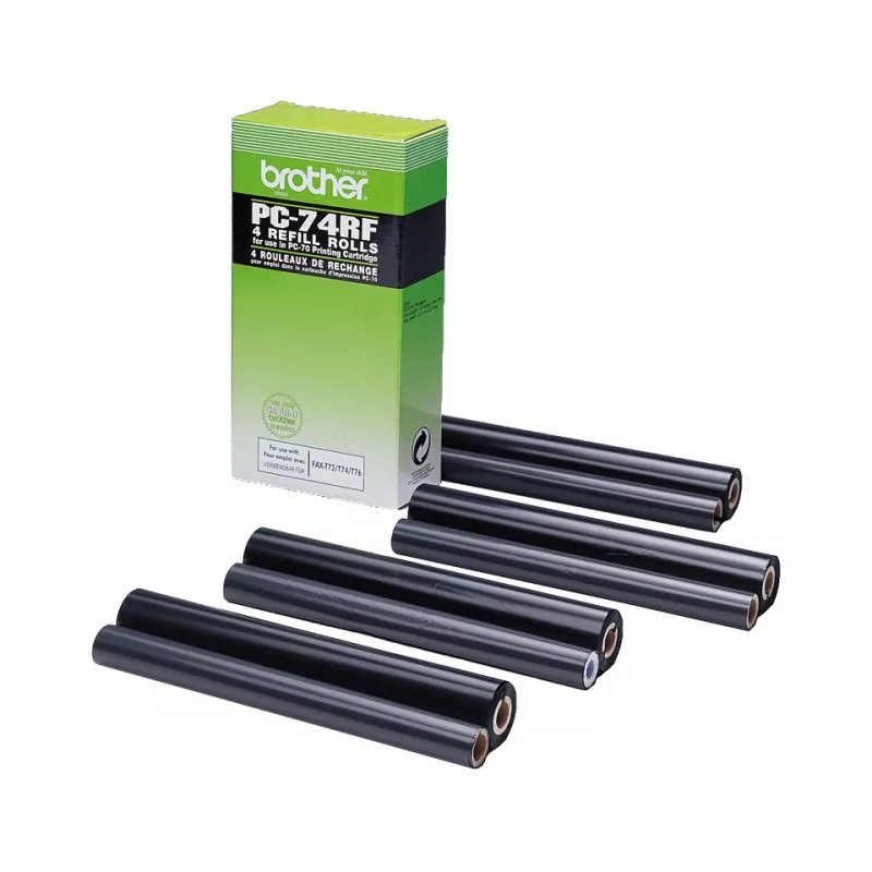 Accessorio fax Brother PC-74RF rotolo fax 144 pagine nero 4 pz.