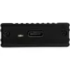 StarTech.com M2E1BMU31C box esterno USB-C 10 Gbps per SSD M.2 NVMe, PCIe, USB 3.1 Gen 2, 1 GB/s, compatibile con Thunderbolt 3, alluminio, nero