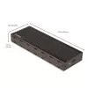 StarTech.com M2E1BMU31C box esterno USB-C 10 Gbps per SSD M.2 NVMe, PCIe, USB 3.1 Gen 2, 1 GB/s, compatibile con Thunderbolt 3, alluminio, nero