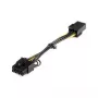 StarTech.com PCIEX68ADAP cavo adattatore di alimentazione PCI Express da 6 pin a 8 pin, 6 pin (F) a 8 pin (M), 15,5 cm, nero