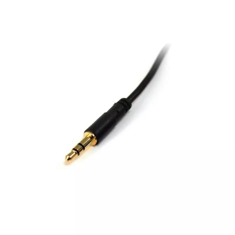 Cavo audio stereo 3.5mm sottile StarTech.com 3 ft - M/M, 3.5mm, connettore maschio, 3.5mm, connettore maschio, 0,91 m, nero
