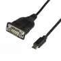 StarTech.com ICUSB232C cavo adattatore da USB-C a seriale, da USB-C a RS232 DB9, 40 cm, M/M, Windows/Mac/Linux, nero