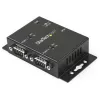 Hub adattatore USB a seriale industriale a 2 porte montabile a parete StarTech.com con clip per guida DIN