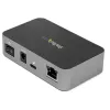 StarTech.com HB31C2A1CGS hub USB-C a 3 porte con Gigabit Ethernet, USB 3.1 Gen 2 10 Gbps, 2x USB-A + 1x USB-C, cavo host da 1 m, con alimentatore