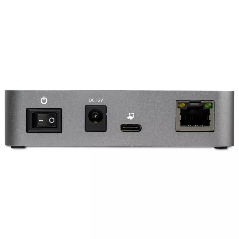 StarTech.com HB31C2A1CGS hub USB-C a 3 porte con Gigabit Ethernet, USB 3.1 Gen 2 10 Gbps, 2x USB-A + 1x USB-C, cavo host da 1 m, con alimentatore