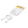 StarTech.com Cavo USB-C a Lightning bianco durevole da 1 m – cavo di ricarica/sincronizzazione USB Type-C a Lightning in fibra aramidica robusto – certificato Apple MFi iPad/iPhone 12