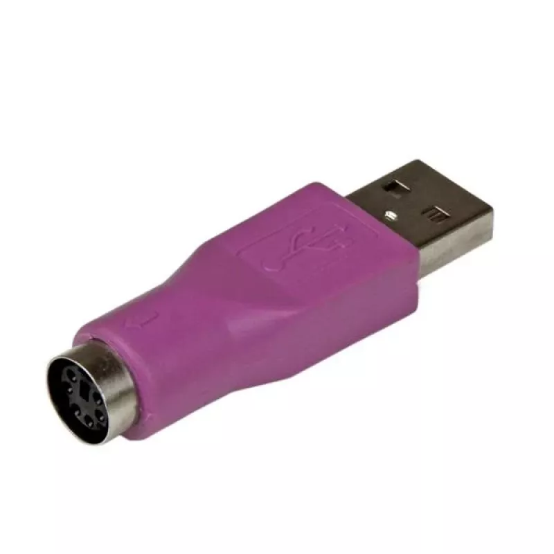 StarTech.com Adattatore sostitutivo da tastiera PS/2 a USB – M/F, USB A, PS/2, viola