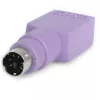 StarTech.com Adattatore sostitutivo da tastiera USB a PS/2 – F/M, PS/2, USB A, viola