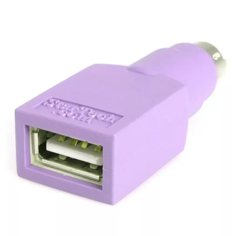 StarTech.com Adattatore sostitutivo da tastiera USB a PS/2 – F/M, PS/2, USB A, viola