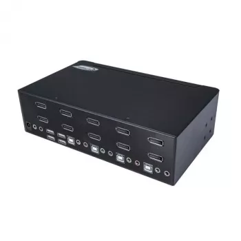 StarTech.com Switch KVM Dual DisplayPort a 4 porte - 4K 60Hz