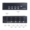 StarTech.com Switch KVM Dual DisplayPort a 4 porte - 4K 60Hz
