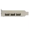 StarTech.com Scheda USB ad alta velocità PCI Express Low Profile a 4 porte