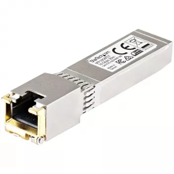 StarTech.com Modulo SFP+ compatibile Cisco SFP-10GB-TC – 10GBASE-T – SFP a RJ45 Cat6/Cat5e – SFP+ Gigabit Ethernet 10GE – RJ-45 30m – Cisco Firepower, ASR1000, ASR9000