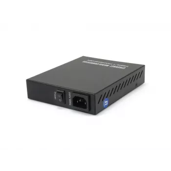 LevelOne Convertitore media Fast Ethernet gestito RJ45 a SC, fibra monomodale, 20 km