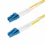 StarTech.com Cavo in fibra ottica monomodale duplex LC a LC (UPC) OS2 da 2m, 9/125µm, 100G, resistente alle piegature, bassa attenuazione di inserzione – cavo patch in fibra ottica LSZH