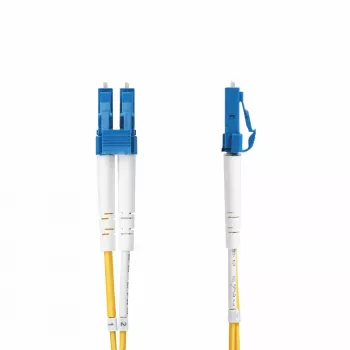 StarTech.com Cavo in fibra ottica monomodale duplex LC a LC (UPC) OS2 da 2m, 9/125µm, 100G, resistente alle piegature, bassa attenuazione di inserzione – cavo patch in fibra ottica LSZH