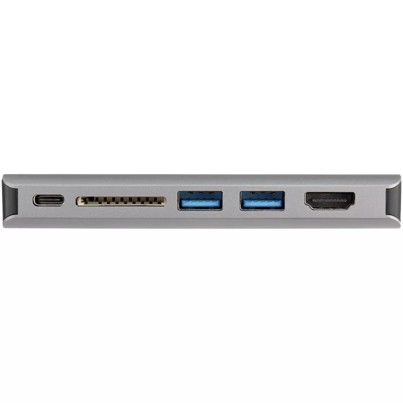 StarTech.com Adattatore multiporta USB-C – mini dock da viaggio USB-C con HDMI 4K o VGA 1080p – hub 3x USB 3.0, SD, GbE, audio, PD 100W pass-through – docking station portatile per laptop/tablet