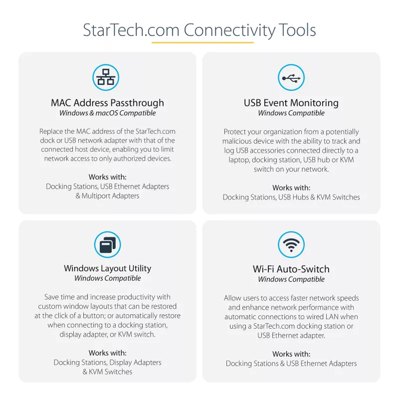 StarTech.com Adattatore multiporta USB-C – mini dock da viaggio USB-C con HDMI 4K o VGA 1080p – hub 3x USB 3.0, SD, GbE, audio, PD 100W pass-through – docking station portatile per laptop/tablet