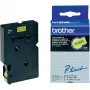 Nastro per etichettatura Brother TC601 12mm nero su giallo
