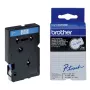 Nastro per etichettatura 12 mm Brother TC203 blu su bianco