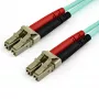 StarTech.com Cavo in fibra ottica multimodale LC/UPC a LC/UPC OM4 da 10 m (30 ft), fibra zipcord LOMMF/VCSEL 50/125 µm, 100G, bassa attenuazione di inserzione – cavo jumper in fibra ottica LSZH